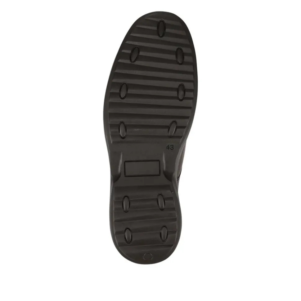 Wide Fit Leather Lace-Up Shoes With Comfort Sole - Brown