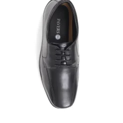 Wide Fit Leather Shoes - Black