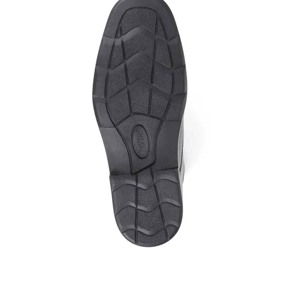 Wide Fit Leather Shoes - Black