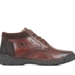 Wide Fit Leather Shoes - Dark Brown