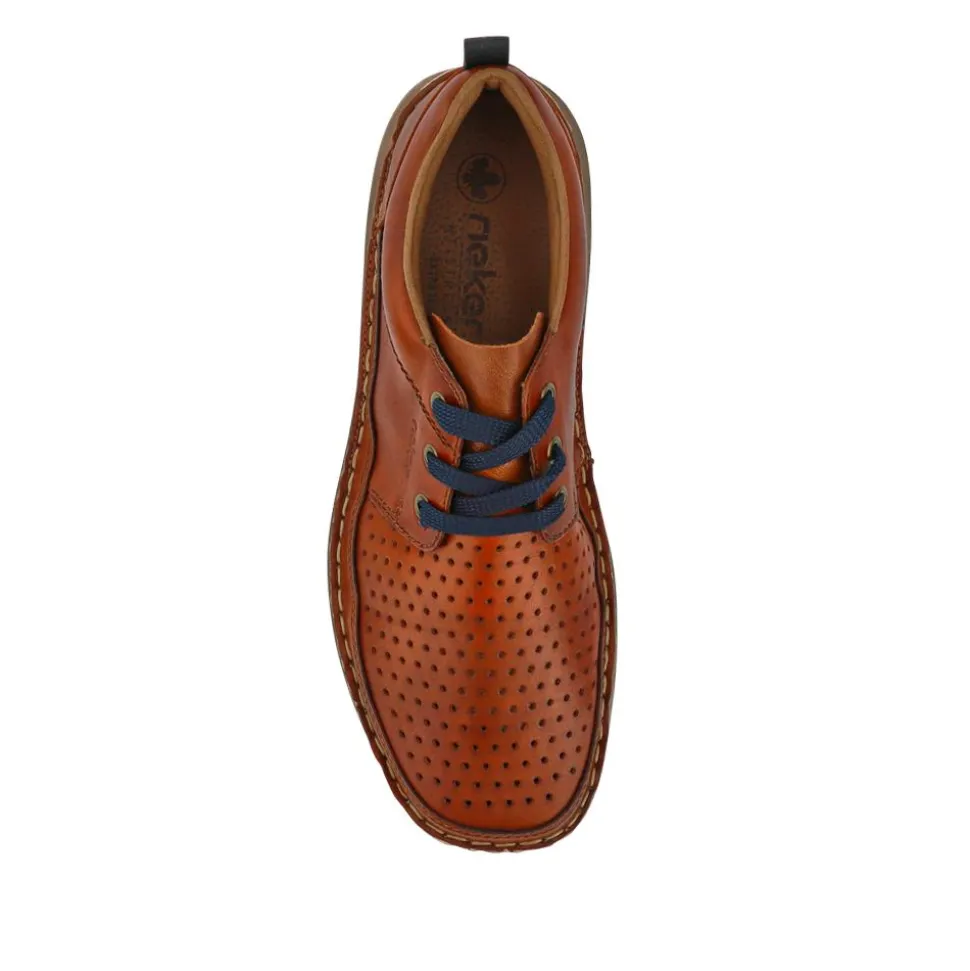 Wide-Fit Leather Slip-On Shoes - Tan