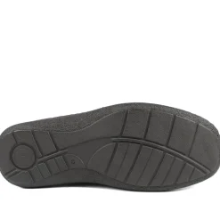 Wide Fit Leather Smart Adjustable Fit Shoes - Dark Brown