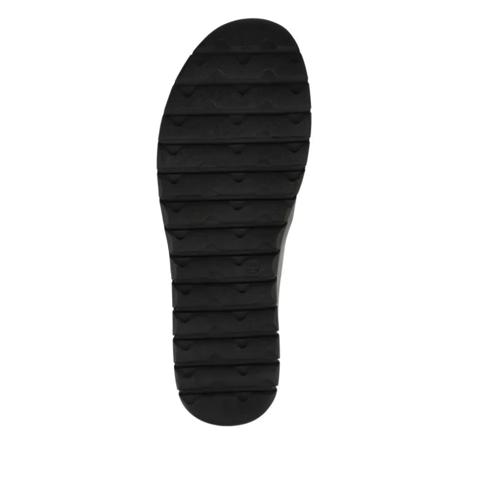 Wide Fit Leather Touch-Fasten Monk Shoes - Black