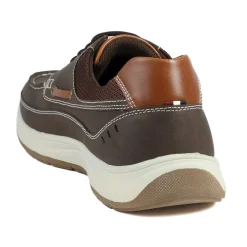 Wide Fit Lightweight Lace Up Shoes - Brown