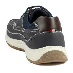 Wide Fit Lightweight Lace Up Shoes - Navy