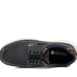 Wide Fit Lightweight Lace Up Shoes - Navy