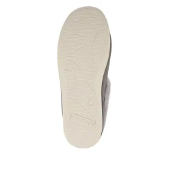 Wide Fit Memory Foam Cosy Slippers - Grey