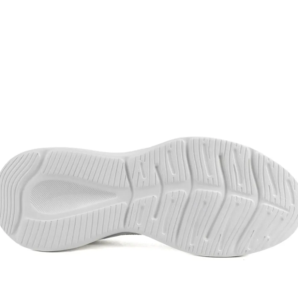 Wide Fit Memory Foam Easy Step In Trainers - Khaki