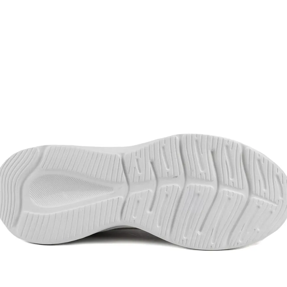 Wide Fit Memory Foam Easy Step In Trainers - Taupe