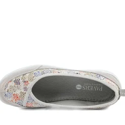 Wide Fit Memory Foam Floral Pumps - Floral