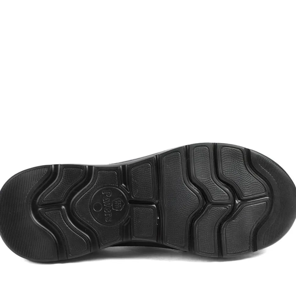 Wide Fit Memory Foam Sporty Pumps - Black