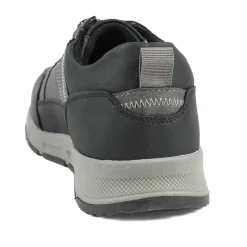 Wide Fit Rugged Lace Up Trainers - Grey