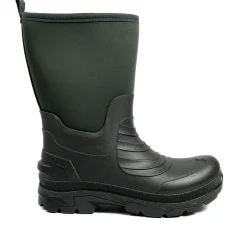 Wide Fit Rugged Water Resistant Wellies - Green
