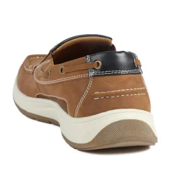 Wide Fit Slip On Casual Shoes - Tan