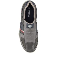 Wide Fit Slip-On Trainers - Dark Grey