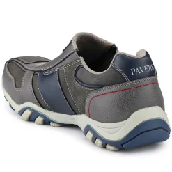 Wide Fit Slip-On Trainers - Dark Grey