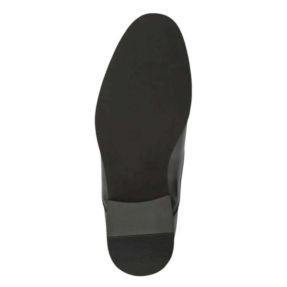 Wide Fit Smart Slip On Shoes - Black