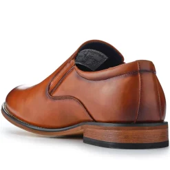 Wide Fit Smart Slip On Shoes - Tan