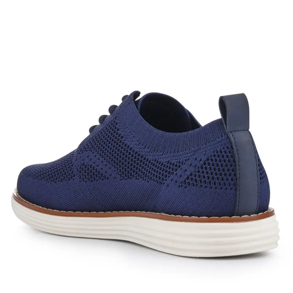 Wide Fit SoftKnit-Upper Shoes - Navy