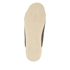 Wide Fit Supportive Mule Slippers - Brown