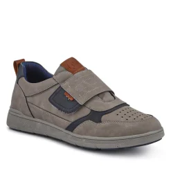 Wide-Fit Touch-Fasten Comfort Shoes - Grey