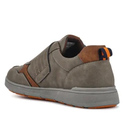 Wide-Fit Touch-Fasten Comfort Shoes - Khaki