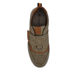 Wide-Fit Touch-Fasten Comfort Shoes - Khaki
