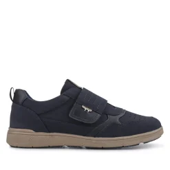 Wide-Fit Touch-Fasten Comfort Shoes - Navy