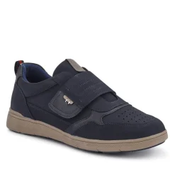 Wide-Fit Touch-Fasten Comfort Shoes - Navy