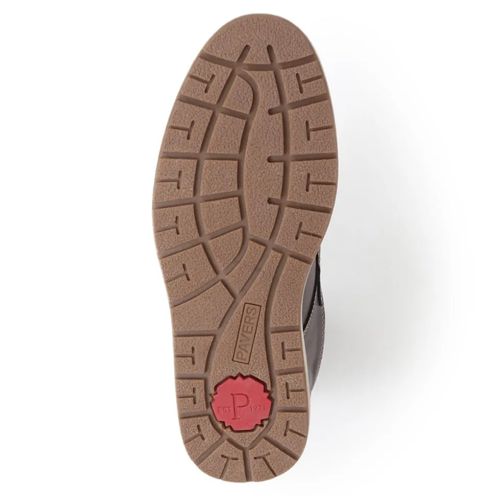 Wide Fit Touch-Fasten Trainers - Dark Brown