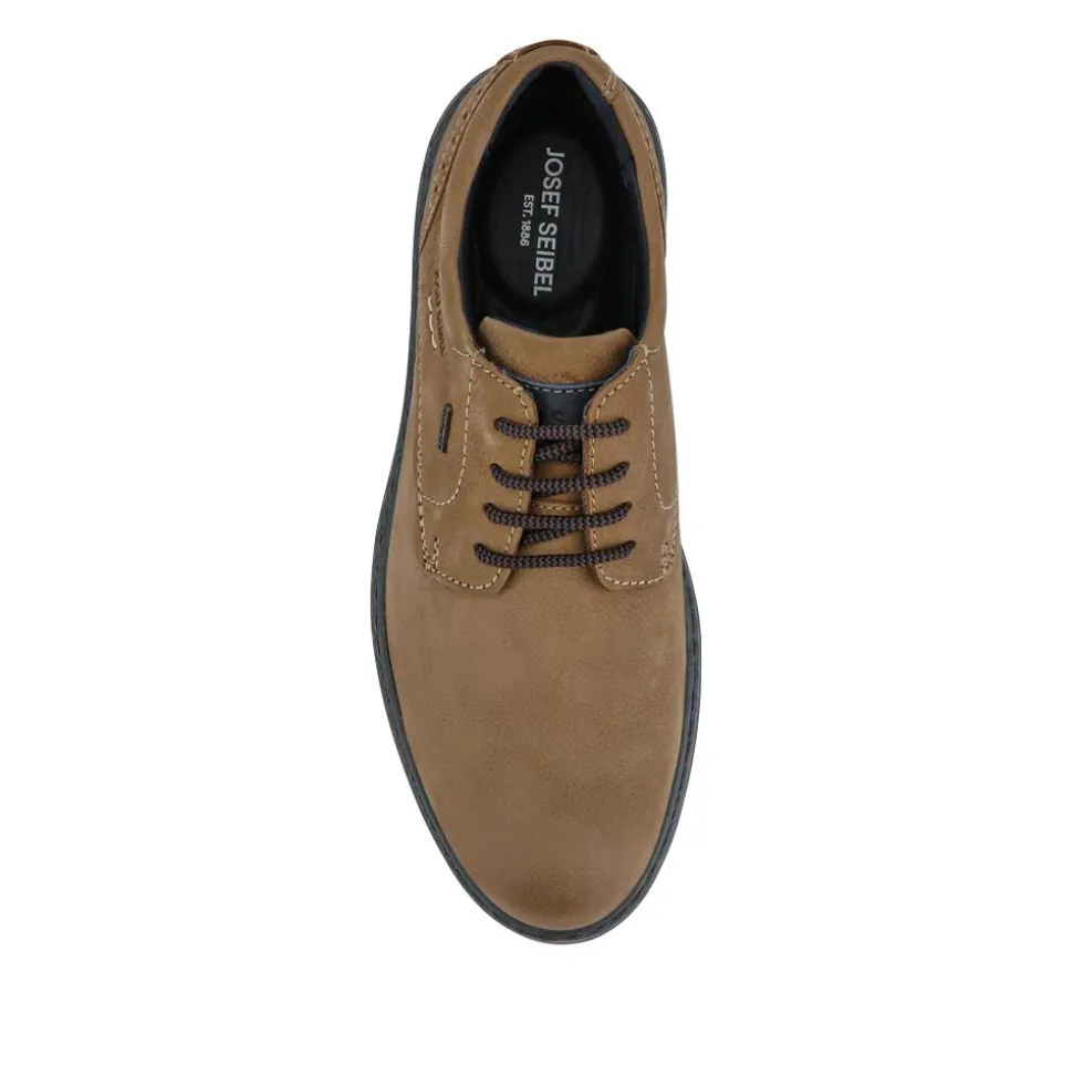 Wide-Fit Water-Resistant Leather Shoes - Beige