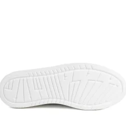 Wide Fit Zip & Lace Platform Trainers - White
