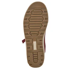Wide Fit Zip & Lace Trainers - Red