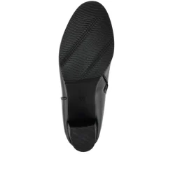 Wide Fit Zip Up Ankle Boots - Black