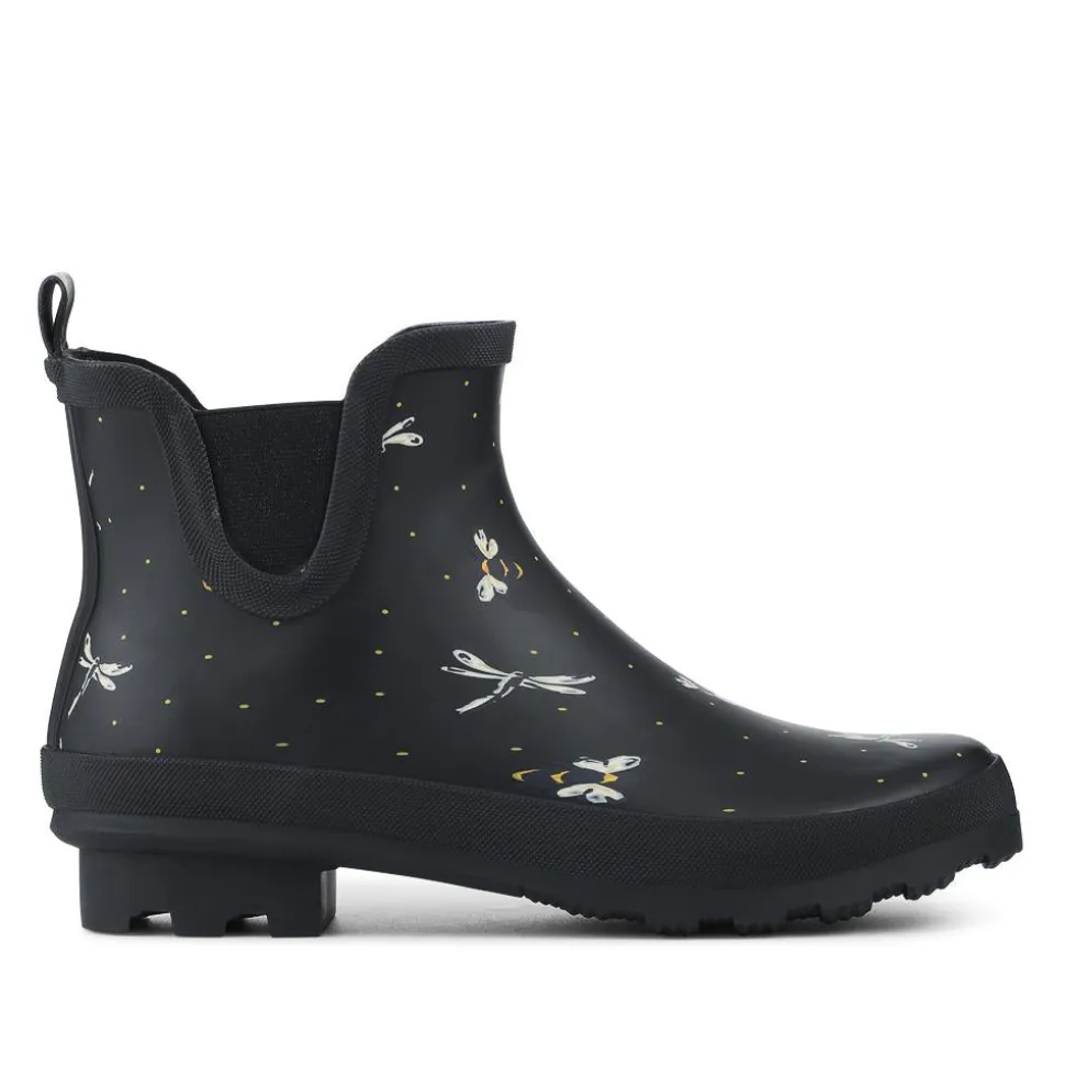 Women’s Comfort Fit Welly Boots - Black Multi