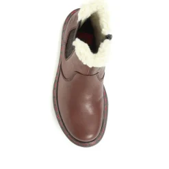 Wool Lined Chelsea Boots - Brown