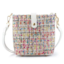 Woven Cross-Body Bag - Multi