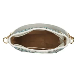 Woven Shoulder Bag - Blue Multi