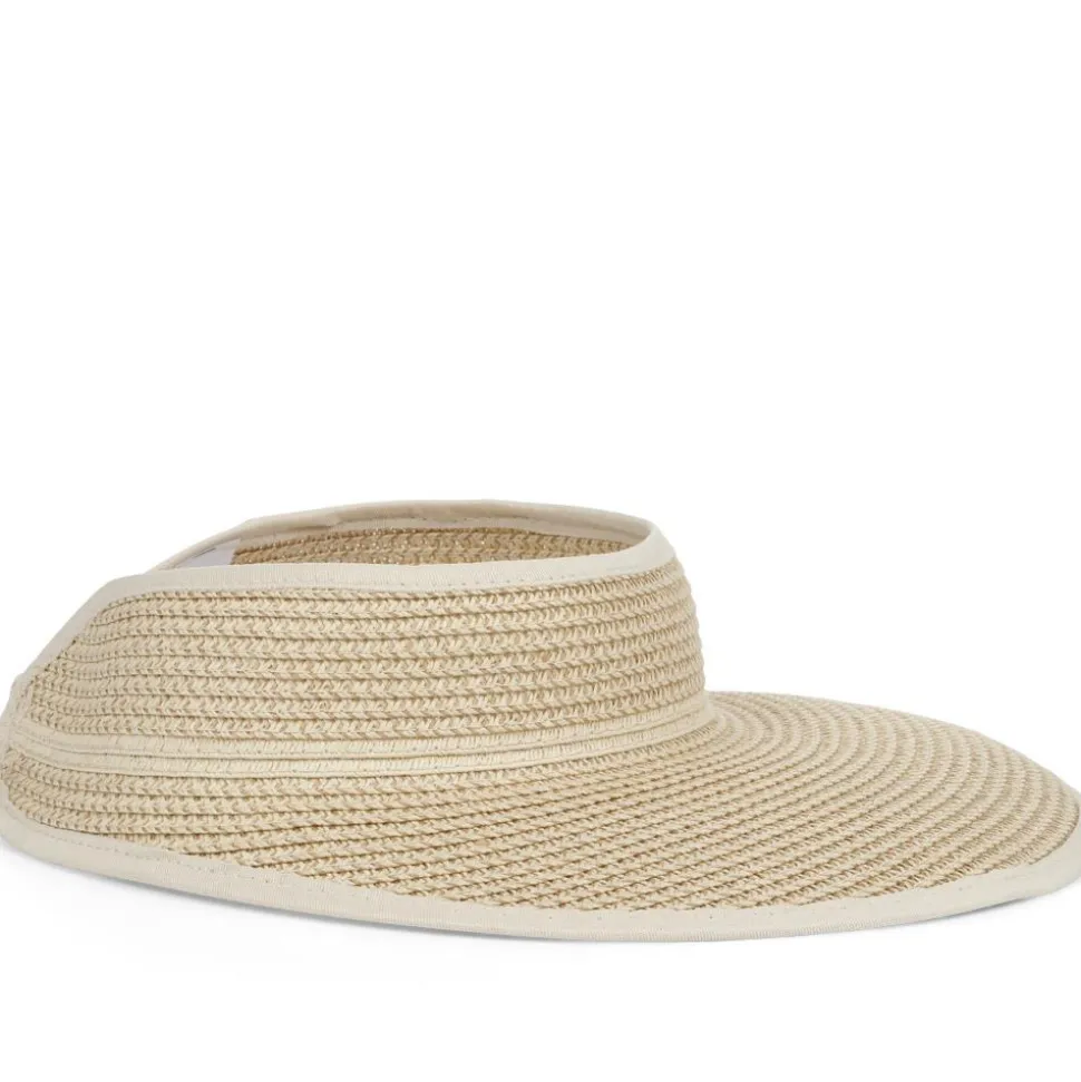 Woven Sun Visor - Beige