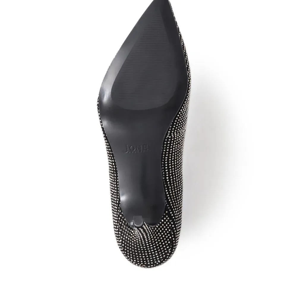 Yanna Embellished Court Shoes - Pewter