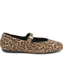 Ysabel Leather Mary Janes - Leopard