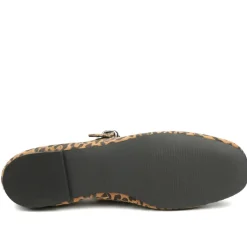 Ysabel Leather Mary Janes - Leopard