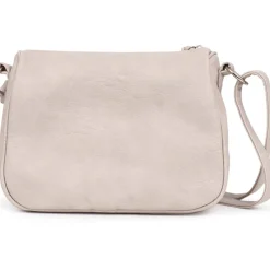 Zip-Close Cross-Body Bag - Slate