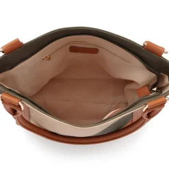 Zip-Close Shoulder Bag - Multi
