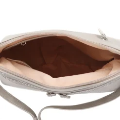 Zip-Fasten Crossbody Bag - Beige