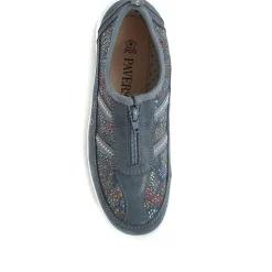 Zip Fastening Trainers - Blue