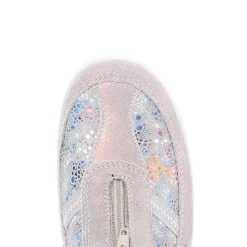 Zip Fastening Trainers - Grey Multi