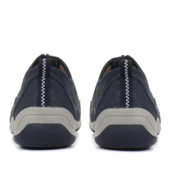 Zip Fastening Trainers - Navy