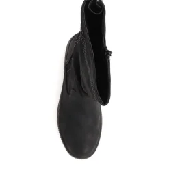 Zipped Long Boots - Black