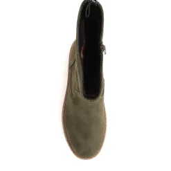 Zipped Long Boots - Green